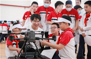 普宙科技亮相武汉光谷未来学校科创节，与师生共享科技盛宴！