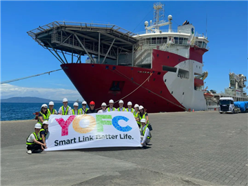 长飞首个海外海缆项目告捷 助力菲律宾海底通信网络建设